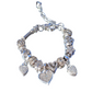 DIY Beaded Detachable Heart Charm Bracelet