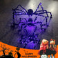 📢📢50% OFF !!⏰Halloween Black Spider Decoration with Light