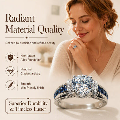 📢📢40% OFF !!⏰ Elegant Cubic Zirconia Cocktail Ring