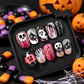 📢📢50% OFF !!⏰ 30Pcs 🎃Halloween Press-On Nail Set