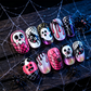 📢📢50% OFF !!⏰ 30Pcs 🎃Halloween Press-On Nail Set