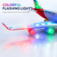 Electric Model Aircraft with Sound and LED Lights