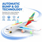 Electric Model Aircraft with Sound and LED Lights