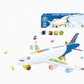 Electric Model Aircraft with Sound and LED Lights