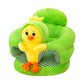 🐻 Soft, Safe & Washable – Cartoon Baby Floor Sofa with Removable Cover. Perfect for Sit-Up Play. Half Price. Free UK Delivery