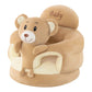 🐻 Soft, Safe & Washable – Cartoon Baby Floor Sofa with Removable Cover. Perfect for Sit-Up Play. Half Price. Free UK Delivery
