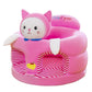 🐻 Soft, Safe & Washable – Cartoon Baby Floor Sofa with Removable Cover. Perfect for Sit-Up Play. Half Price. Free UK Delivery