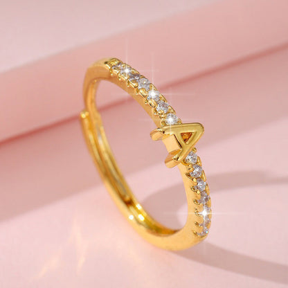 💍 50% OFF NOW! ✨ Minimalist Adjustable Initial Ring – Adjustable fit, elegant design & personalized – Perfect everyday accessory or gift 💖