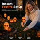 Halloween Solar Skull Stake Lights