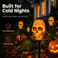 Halloween Solar Skull Stake Lights