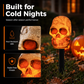 Halloween Solar Skull Stake Lights