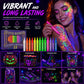 🔥 50% OFF! ✨ Glow Party Tattoo Pens | Temporary UV Body Art Markers | Fun Glow-in-the-Dark Designs for Parties, Festivals & Events 🎉