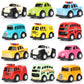 🚗 50% OFF NOW! 🎨 12-Pack Cartoon Mini Toy Car Set – Bright colors, smooth wheels & durable ABS – Perfect for party favors & collectors ✨