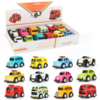 🚗 50% OFF NOW! 🎨 12-Pack Cartoon Mini Toy Car Set – Bright colors, smooth wheels & durable ABS – Perfect for party favors & collectors ✨