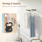 🏠 Foldable Telescopic Suction-Cup Hanger Rack – No-Drill Retractable Clothes Drying Pole