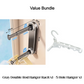 🏠 Foldable Telescopic Suction-Cup Hanger Rack – No-Drill Retractable Clothes Drying Pole