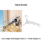 🏠 Foldable Telescopic Suction-Cup Hanger Rack – No-Drill Retractable Clothes Drying Pole
