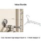 🏠 Foldable Telescopic Suction-Cup Hanger Rack – No-Drill Retractable Clothes Drying Pole