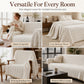 Premium Chenille Herringbone Sofa Throw Cover