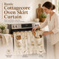 🏡 LIMITED‑TIME 50% OFF! ⚡ Oven Skirt Curtain with Pockets – Decorative, Storage‑friendly, Durable ✨