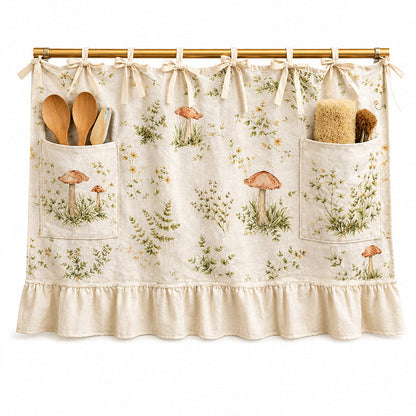 🏡 LIMITED‑TIME 50% OFF! ⚡ Oven Skirt Curtain with Pockets – Decorative, Storage‑friendly, Durable ✨