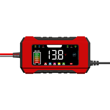 📢📢40% OFF !!⏰️12V 6A Smart Car Battery Charger with LCD Display