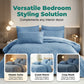 🛏️ Solid Color 100% Cotton Bedding 4-Piece Set
