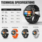 Multifunctional Outdoor Smartwatch for Sports and Fitness