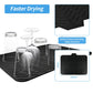 Large Size Silicone Drying Mat with Drain Lip