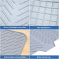Large Size Silicone Drying Mat with Drain Lip