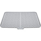 Large Size Silicone Drying Mat with Drain Lip