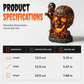 Halloween Resin Skull Lamp Glowing Tabletop Ornament
