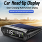 📢📢50% OFF !! ⏰ 2026 Sale — Over 24,000 Sold!🚗 Solar GPS Head‑Up Display‑Auto Brightness Speed Warning HUD ☀️