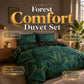 Tropical Palm Leaf Bedding Cover Set