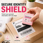 Privacy Roller Stamp for Mail and Shipping Labels
