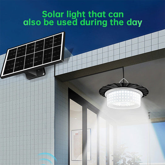 📢📢40% OFF !! ⏰ Solar Pendant Light – 360° glow, IP65 & 4 brightness levels ✨