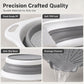 3-Piece Collapsible Colander Set with Draining Base