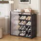 📢📢40% OFF !! ⏰ Multi‑Layer Shoe Rack – Dustproof & space‑saving ✨