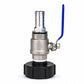 📢📢40% OFF !! ⏰Stainless Steel IBC Tote Tank Ball Valve Adapter