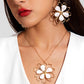 Elegant Double Layer Hollow Flower Jewelry