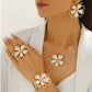 Elegant Double Layer Hollow Flower Jewelry