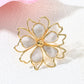 Elegant Double Layer Hollow Flower Jewelry