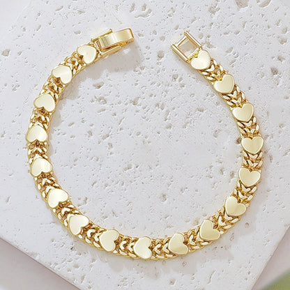 📢📢40% OFF !! ⏰Women’s Elegant Heart Link Bracelet – Delicate Charm, Timeless Design & Comfortable Fit – A Sweet Touch for Every Outfit 💝