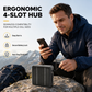📢📢50% OFF !! ⏰ 4-Slot Solar Lithium Battery Charger