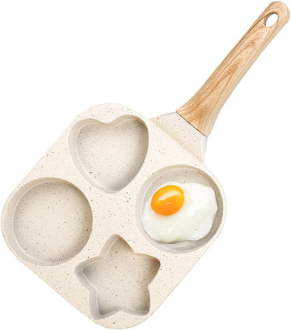 🍳 Save 50%! 🥚 4-Hole Omelette Pan – Multi-functional & even cooking ✨