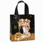 📢📢50% OFF !! ⏰Black Christmas Non Woven Gift Tote Bag Holiday Present Packaging Bag 23x22x11cm
