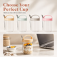 📢📢40% OFF !! ⏰Portable Glass Overnight Oats Jar with Spoon and Leakproof Lid Yogurt Container for Office Workers