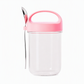 📢📢40% OFF !! ⏰Portable Glass Overnight Oats Jar with Spoon and Leakproof Lid Yogurt Container for Office Workers