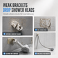 ⏳🔥LIMITED-TIME 50% OFF! ⏰🚿 Adjustable Suction Cup Shower Head Holder: Drill-Free, Multi-Angle Neck, Strong Grip, Universal Fit for Bathroom Tiles💦