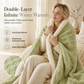 Heavyweight Double-Layer Thickened Sherpa Flannel Fleece Warm Throw Blanket
